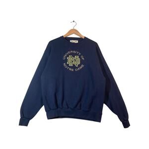Vintage Oarsman 913 University Of Notre Dame Sweatshirt Crewneck Large